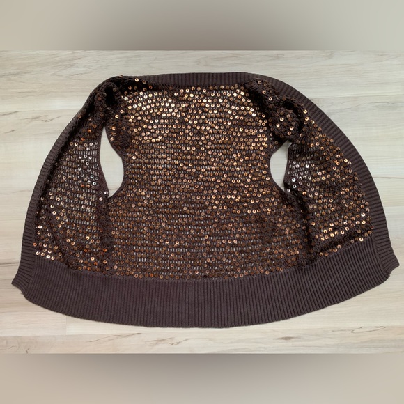 Little Brown Sparkle Shrug - Picture 7 of 16